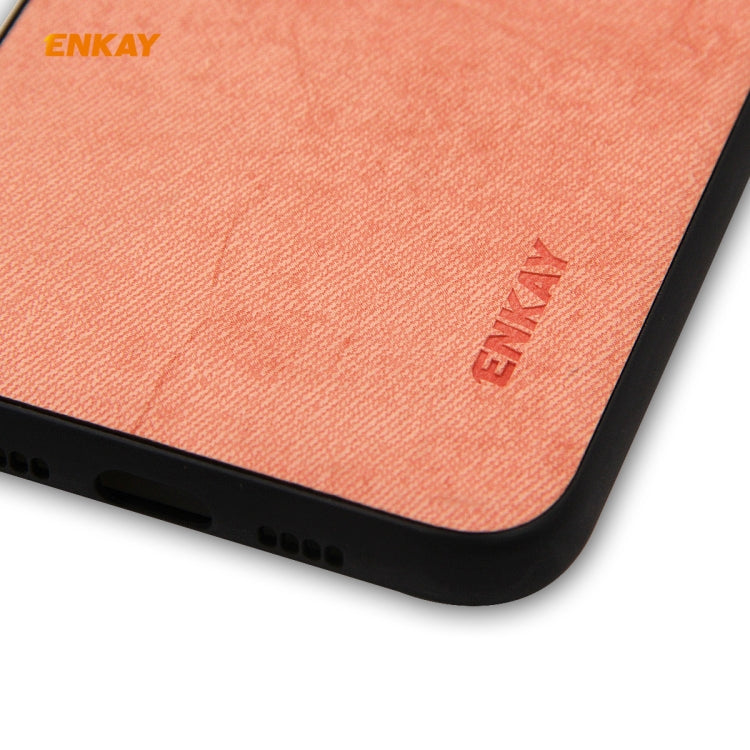 For iPhone 11 Pro ENKAY ENK-PC029 Business Series Fabric Texture PU Leather + TPU Soft Slim Case Cover, For iPhone 11 Pro