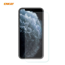 Load image into Gallery viewer, For iPhone 11 Pro ENKAY ENK-PC0322 2 in 1 Business Series Denim Texture PU Leather + TPU Soft Slim Case Cover ＆ 0.26mm 9H 2.5D Tempered Glass Film, For iPhone 11 Pro