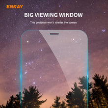 Load image into Gallery viewer, For iPhone 11 Pro ENKAY ENK-PC0322 2 in 1 Business Series Denim Texture PU Leather + TPU Soft Slim Case Cover ＆ 0.26mm 9H 2.5D Tempered Glass Film, For iPhone 11 Pro