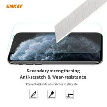 Load image into Gallery viewer, For iPhone 11 Pro ENKAY ENK-PC0322 2 in 1 Business Series Denim Texture PU Leather + TPU Soft Slim Case Cover ＆ 0.26mm 9H 2.5D Tempered Glass Film, For iPhone 11 Pro