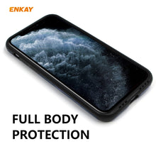 Load image into Gallery viewer, For iPhone 11 Pro Max ENKAY ENK-PC033 Business Series Denim Texture PU Leather + TPU Soft Slim Case Cover, For iPhone 11 Pro Max