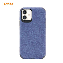 Load image into Gallery viewer, For iPhone 11 ENKAY ENK-PC031 Business Series Denim Texture PU Leather + TPU Soft Slim Case Cover, For iPhone 11