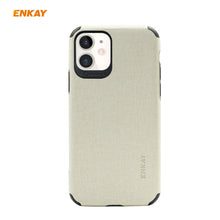 Load image into Gallery viewer, For iPhone 11 ENKAY ENK-PC031 Business Series Denim Texture PU Leather + TPU Soft Slim Case Cover, For iPhone 11