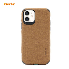 Load image into Gallery viewer, For iPhone 11 ENKAY ENK-PC031 Business Series Denim Texture PU Leather + TPU Soft Slim Case Cover, For iPhone 11