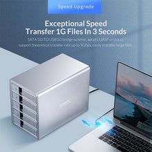 Load image into Gallery viewer, ORICO 9548U3-BK 3.5-Inch Multi-Bay Hard Drive Enclosure