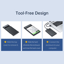 Load image into Gallery viewer, ORICO 2521U3 2.5-Inch Portable Hard Drive Enclosure