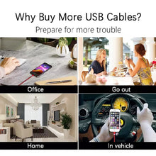 Load image into Gallery viewer, 2 in 1 USB to 8 Pin + Micro USB Magnetic Metal Interface Nylon Braided Charging Cable, Length: 1m, 1m