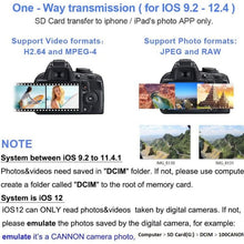 Load image into Gallery viewer, ZS-KL21810 8 Pin to SD Card Camera Card Reader Adapter, Support All iOS System