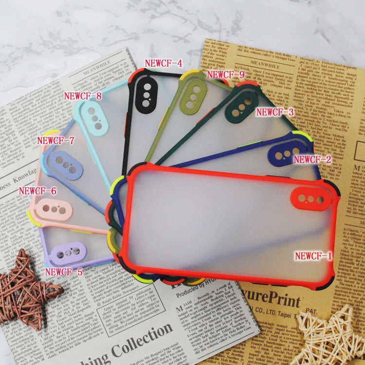 TPU + PC Four Corner Anti Falling Skin Protection Shell, For iPhone XS/X