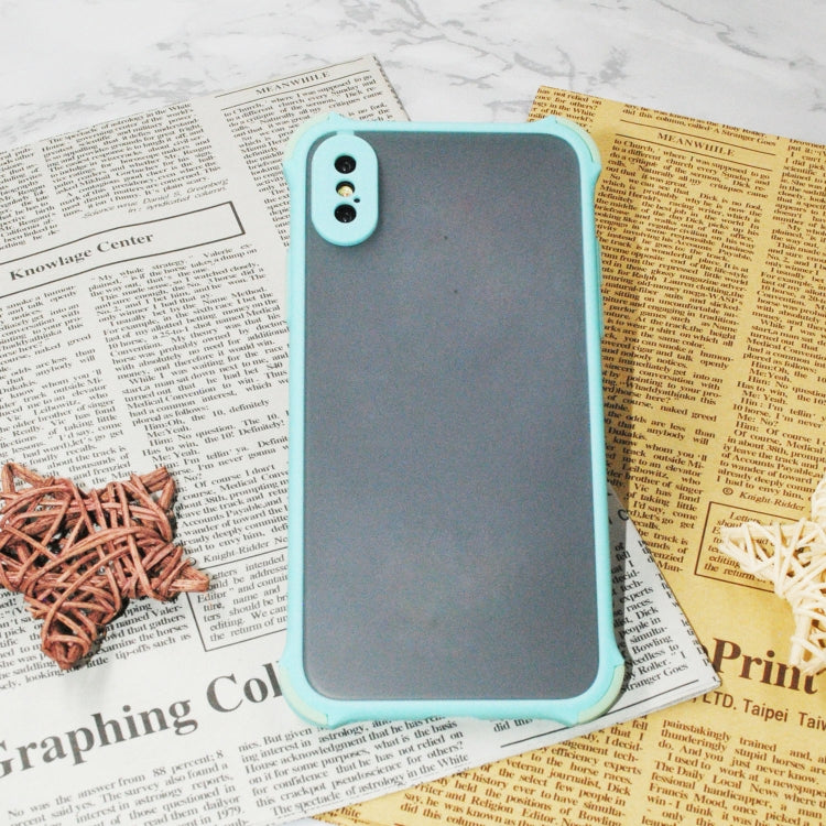 TPU + PC Four Corner Anti Falling Skin Protection Shell, For iPhone XS/X