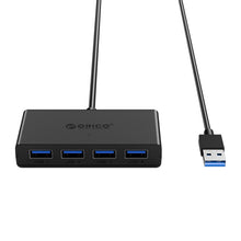 Load image into Gallery viewer, ORICO G11-H4-U3-100-BK 4 Port USB3.0 HUB