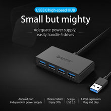 Load image into Gallery viewer, ORICO G11-H4-U3-100-BK 4 Port USB3.0 HUB