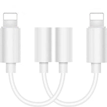 Load image into Gallery viewer, Zs-kl21836 2 PCS 8 Pin to 3.5mm Earphone Adapter Audio Adapter, Support All iOS System