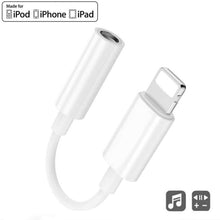 Load image into Gallery viewer, Zs-kl21836 2 PCS 8 Pin to 3.5mm Earphone Adapter Audio Adapter, Support All iOS System