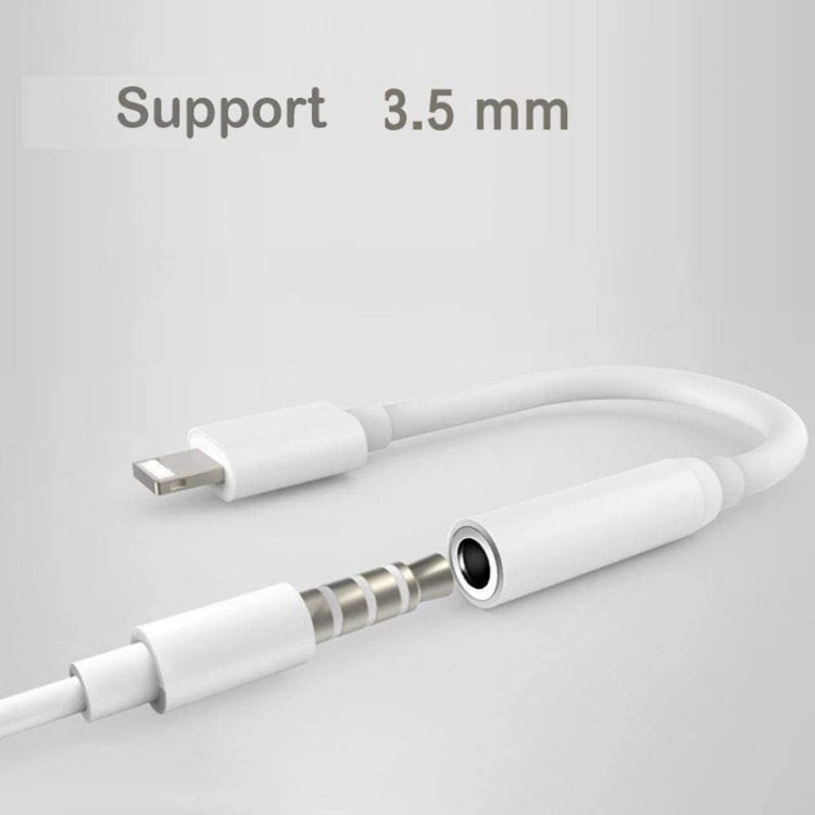 Zs-kl21836 2 PCS 8 Pin to 3.5mm Earphone Adapter Audio Adapter, Support All iOS System