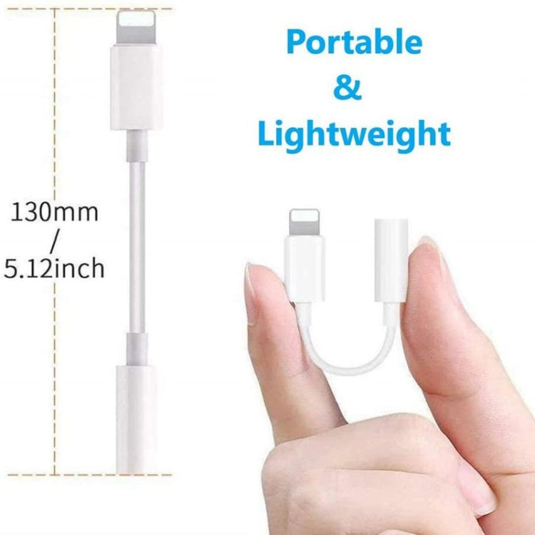 Zs-kl21836 2 PCS 8 Pin to 3.5mm Earphone Adapter Audio Adapter, Support All iOS System