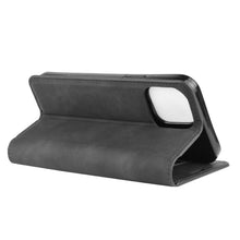 Load image into Gallery viewer, For iPhone 12 6.1 inch Retro-skin Business Magnetic Suction Leather Case with Holder &amp; Card Slots &amp; Wallet, For iPhone 12 / 12 Pro