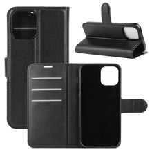 Load image into Gallery viewer, For iPhone 12 6.1 inch Litchi Texture Horizontal Flip Protective Case with Holder &amp; Card Slots &amp; Wallet, For iPhone 12 / 12 Pro