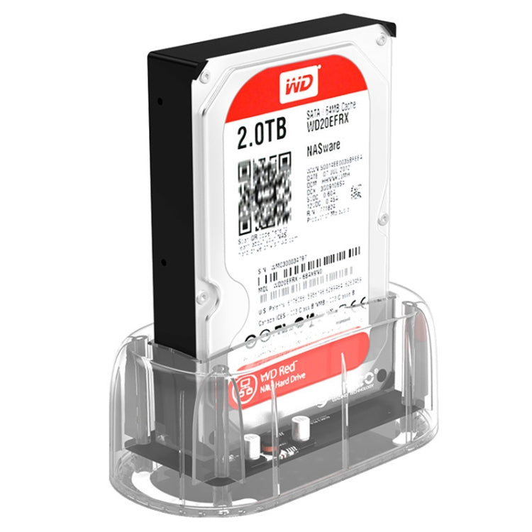 ORICO 6139C3-G2 3.5 inch Transparent USB3.1 Gen2 Type-C Hard Drive Dock