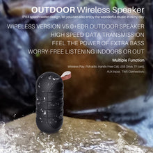 Load image into Gallery viewer, NewRixing NR106 Mini Portable Wireless Bluetooth Speaker Stereo Subwoofer, Built-in Microphone, Support Hands-free Calling &amp; TF Card &amp; FM, without LED Flashlight