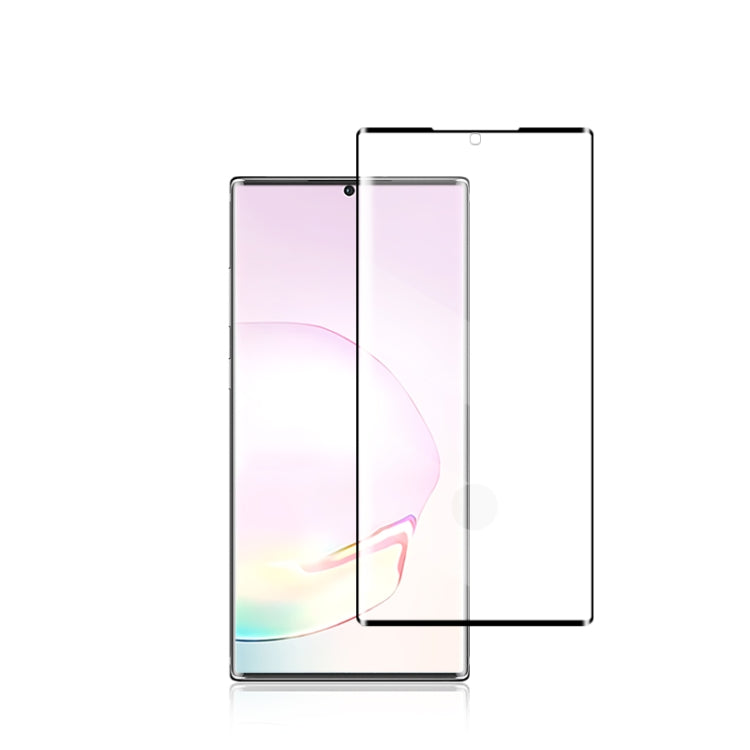 For Samsung Galaxy Note20 5G mocolo 0.33mm 9H 3D Curved Full Screen Tempered Glass Film, Fingerprint Unlock Support