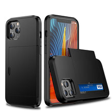 Load image into Gallery viewer, For iPhone 12 5.4 Shockproof Rugged Armor Protective Case with Card Slot, For iPhone 12 mini