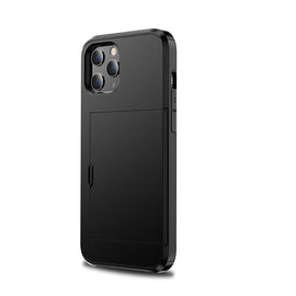 For iPhone 12 5.4 Shockproof Rugged Armor Protective Case with Card Slot, For iPhone 12 mini