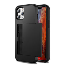 Load image into Gallery viewer, For iPhone 12 5.4 Shockproof Rugged Armor Protective Case with Card Slot, For iPhone 12 mini