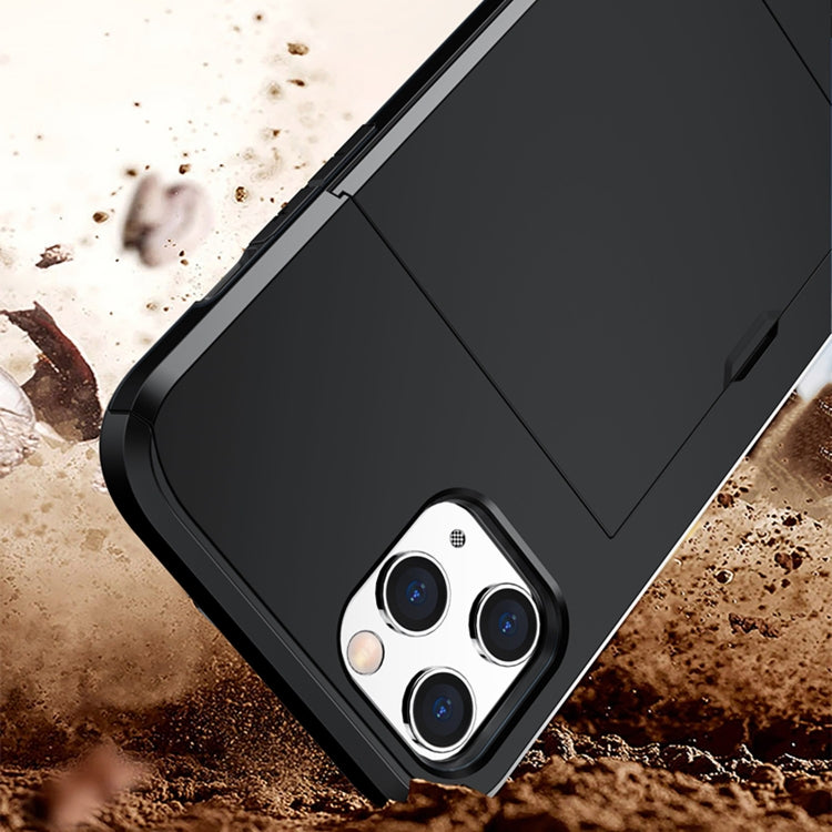 For iPhone 12 5.4 Shockproof Rugged Armor Protective Case with Card Slot, For iPhone 12 mini