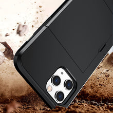 Load image into Gallery viewer, For iPhone 12 5.4 Shockproof Rugged Armor Protective Case with Card Slot, For iPhone 12 mini