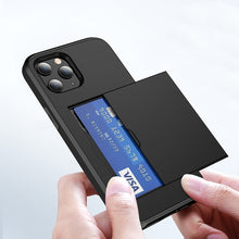 Load image into Gallery viewer, For iPhone 12 5.4 Shockproof Rugged Armor Protective Case with Card Slot, For iPhone 12 mini
