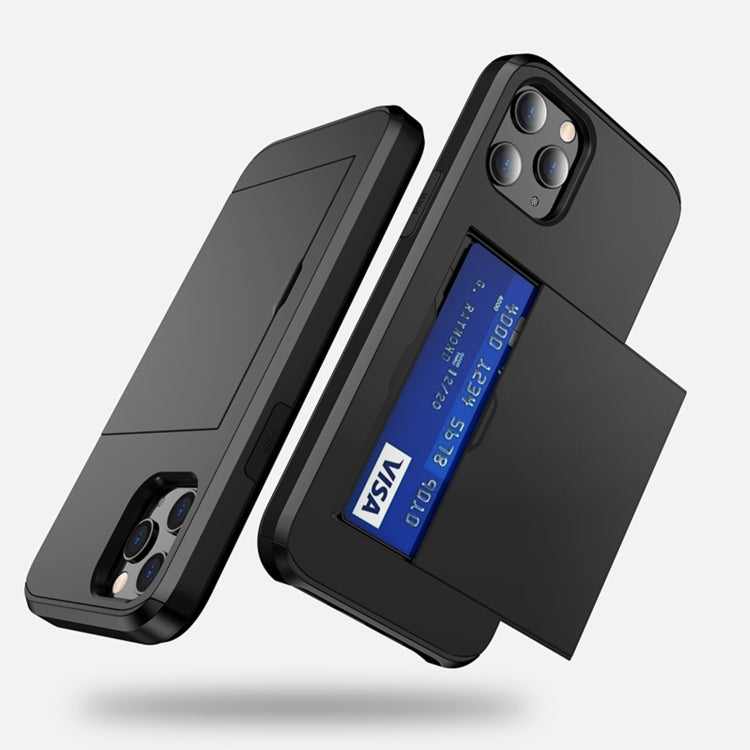 For iPhone 12 5.4 Shockproof Rugged Armor Protective Case with Card Slot, For iPhone 12 mini