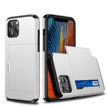 Load image into Gallery viewer, For iPhone 12 5.4 Shockproof Rugged Armor Protective Case with Card Slot, For iPhone 12 mini