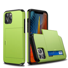 Load image into Gallery viewer, For iPhone 12 5.4 Shockproof Rugged Armor Protective Case with Card Slot, For iPhone 12 mini