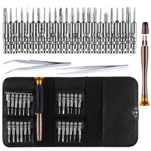 Load image into Gallery viewer, Magnetic suction 27 in 1 portable wallet type screw driver set mobile phone tablet maintenance tool, 27 in 1