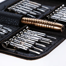 Load image into Gallery viewer, Magnetic suction 27 in 1 portable wallet type screw driver set mobile phone tablet maintenance tool, 27 in 1