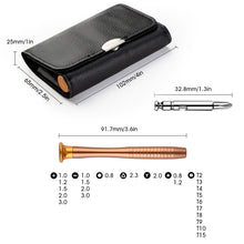 Load image into Gallery viewer, Magnetic suction 27 in 1 portable wallet type screw driver set mobile phone tablet maintenance tool, 27 in 1