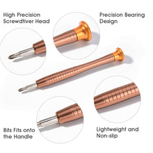 Load image into Gallery viewer, Magnetic suction 27 in 1 portable wallet type screw driver set mobile phone tablet maintenance tool, 27 in 1