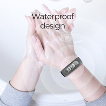 Load image into Gallery viewer, Q2 Outdoor Ultrasonic Electronic Mosquito Repellent Bracelet, Support Three-gear Mode &amp; Time Display, Q2 (White), Q2 (Black), Q2 (Pink), Q2 (Blue)