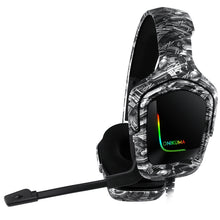 Load image into Gallery viewer, ONIKUMA K20 PS4 Surround Sound Bass PC Gamer Headphone with Microphone, RGB Light