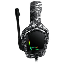 Load image into Gallery viewer, ONIKUMA K20 PS4 Surround Sound Bass PC Gamer Headphone with Microphone, RGB Light