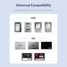 Load image into Gallery viewer, ORICO 2526C3 2.5 inch USB-C / Type-C Portable Hard Drive Enclosure