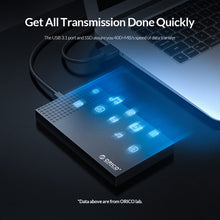 Load image into Gallery viewer, ORICO 2526C3 2.5 inch USB-C / Type-C Portable Hard Drive Enclosure