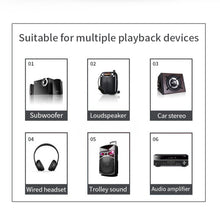 Load image into Gallery viewer, R6 NFC Bluetooth 5.0 Desktop Music Receiver Bluetooth Receiver, Support TF Card