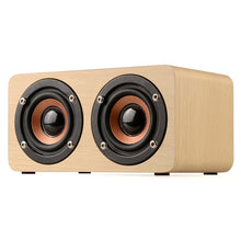 Load image into Gallery viewer, W5 Portable HiFi Shock Bass Wooden Bluetooth Speaker, W5