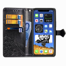 Load image into Gallery viewer, Mandala Flower Embossed Horizontal Flip Leather Case with Bracket / Card Slot / Wallet / Lanyard, For iPhone 12 Pro Max, For iPhone 12 / 12 Pro, For iPhone 12 mini