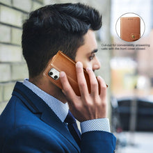 Load image into Gallery viewer, Retro Solid Color Leather Buckle Phone Case with Lanyard &amp; Photo Frame &amp; Card Slot &amp; Wallet &amp; Stand Function, For iPhone 12 Pro Max, For iPhone 12 / 12 Pro, For iPhone 12 mini