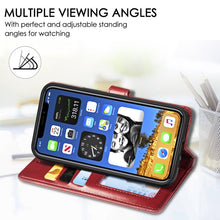 Load image into Gallery viewer, Retro Solid Color Leather Buckle Phone Case with Lanyard &amp; Photo Frame &amp; Card Slot &amp; Wallet &amp; Stand Function, For iPhone 12 Pro Max, For iPhone 12 / 12 Pro, For iPhone 12 mini