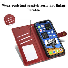 Load image into Gallery viewer, Retro Solid Color Leather Buckle Phone Case with Lanyard &amp; Photo Frame &amp; Card Slot &amp; Wallet &amp; Stand Function, For iPhone 12 Pro Max, For iPhone 12 / 12 Pro, For iPhone 12 mini