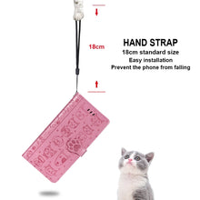 Load image into Gallery viewer, Cute Cat and Dog Embossed Horizontal Flip Leather Case with Holder &amp; Card Slots &amp; Wallet &amp; Lanyard, For iPhone 12 Pro Max, For iPhone 12 / 12 Pro, For iPhone 12 mini